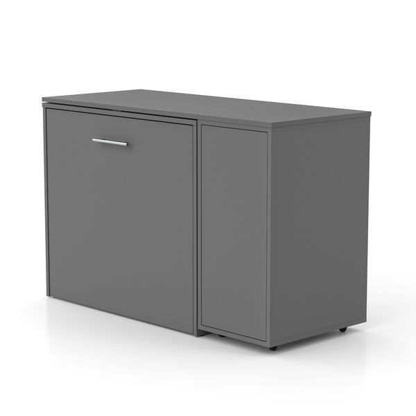 Ліжко-комод-стіл трансформер S-C3 графіт a735cece фото